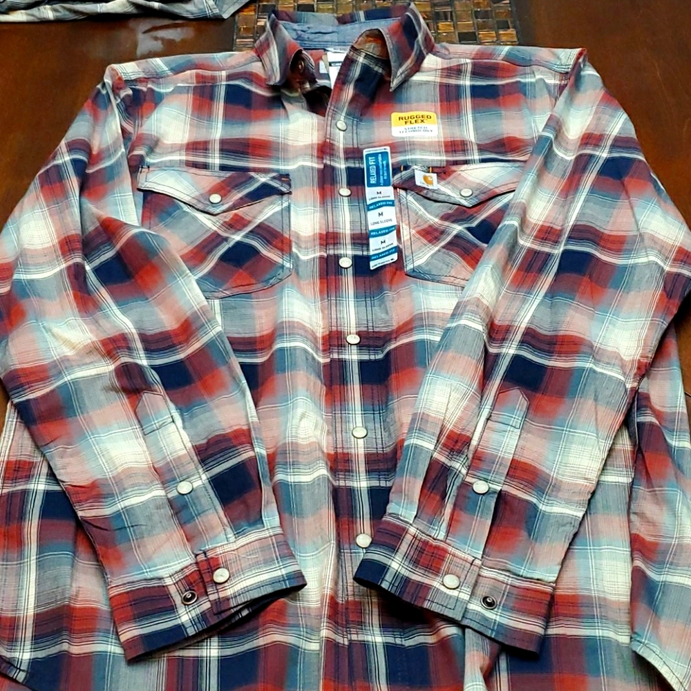 Carhartt plaid shirt